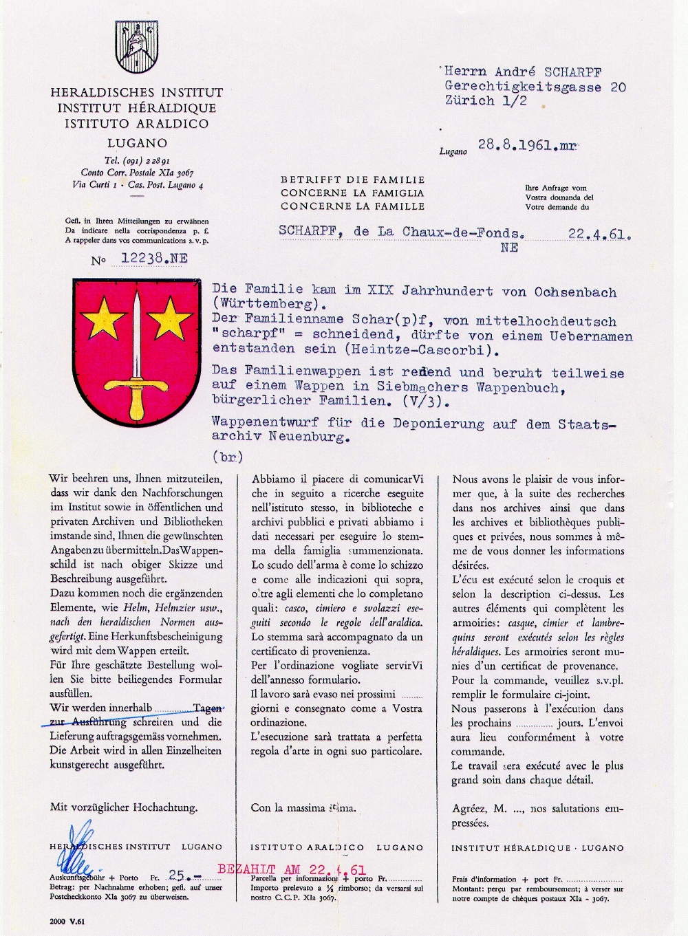 Die Geschichte der Familie Scharpf